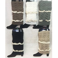 Knitted Boot Topper with Double Crochet